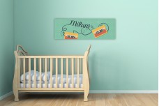 Retro patroon met cassettes